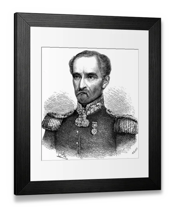 Framed Print : Eugene Cavaignac, 19 August 1876
