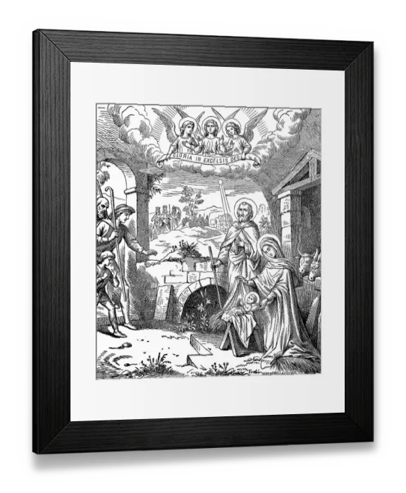 Framed Print : Glory to God in the highest, Nativity