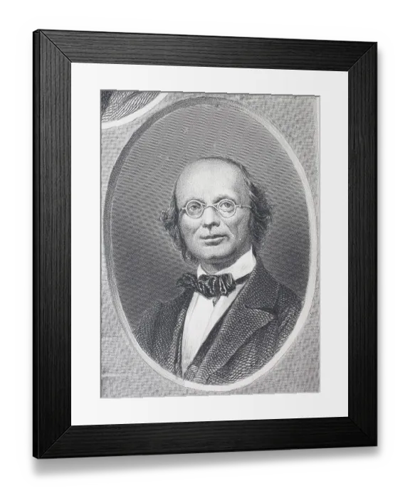 Framed Print : Wilhelm Eduard Weber, German physicist Framed Print : Wilhelm Eduard Weber, German physicist