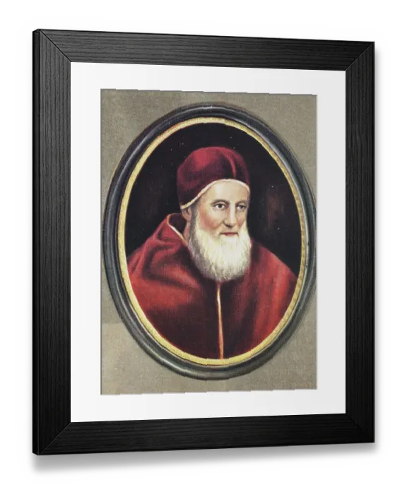 Framed Print : Pope Julius II Papa Giulio II 5 December 1443