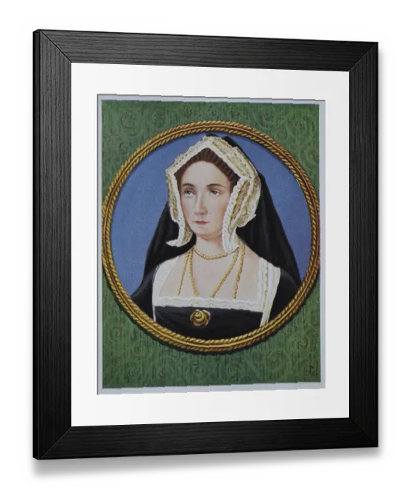 Framed Print : Jane Seymour, 1508, 24 October 1537