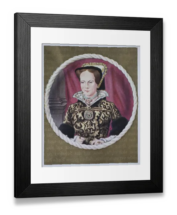 Framed Print : Mary I, 18 February 1516 - 17 November 1558