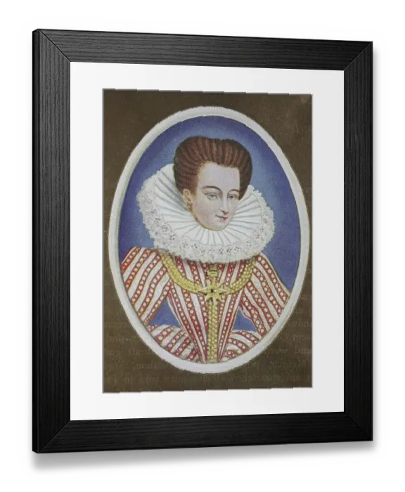 Framed Print : Gabrielle dEstrees, Duchess of Beaufort and Verneuil