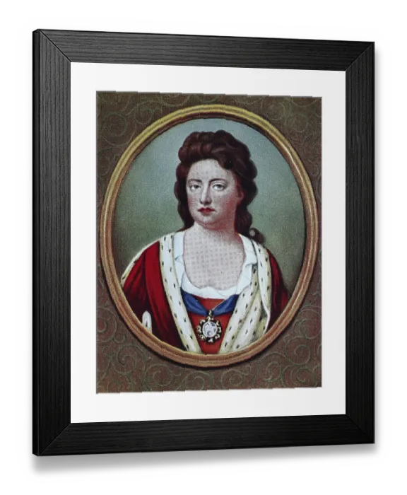 Framed Print : Anne, 6 February 1665 - 1 August 1714 Framed Print : Anne, 6 February 1665 - 1 August 1714