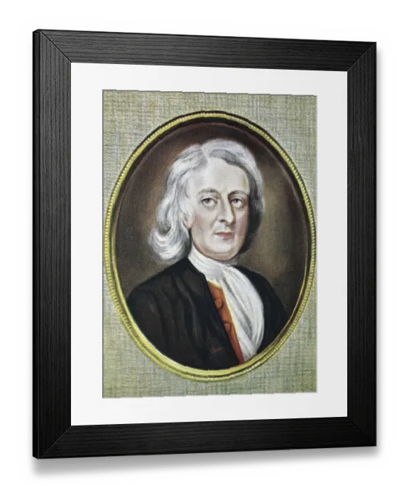 Framed Print : Sir Isaac Newton, 25 December 1642