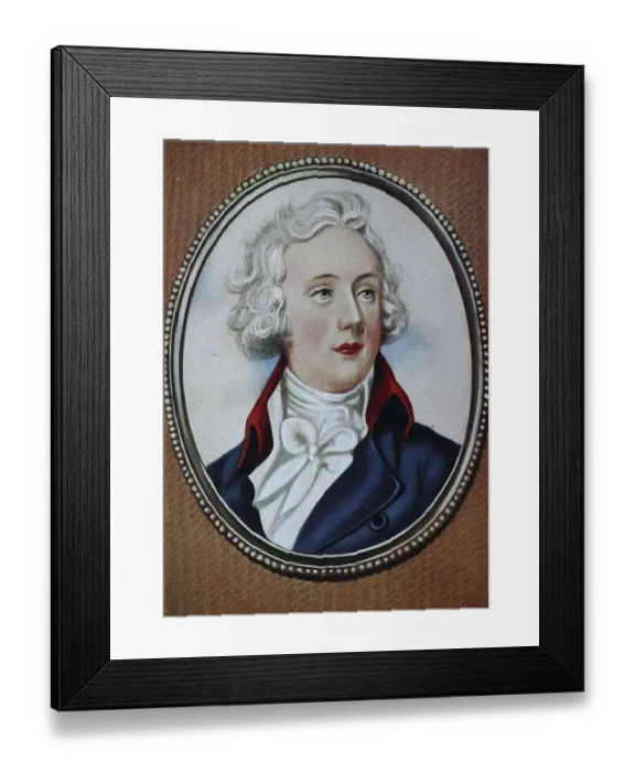 Framed Print : William Pitt the Younger, 28 May 1759 Framed Print : William Pitt the Younger, 28 May 1759
