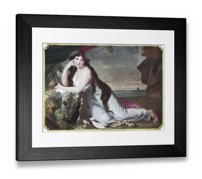 Framed Print : Dame Emma Hamilton, 26 April 1765 Framed Print : Dame Emma Hamilton, 26 April 1765