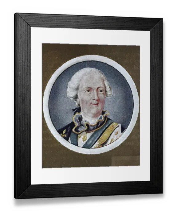 Framed Print : Louis XV 15 February 1710, 10 May 1774 Framed Print : Louis XV 15 February 1710, 10 May 1774