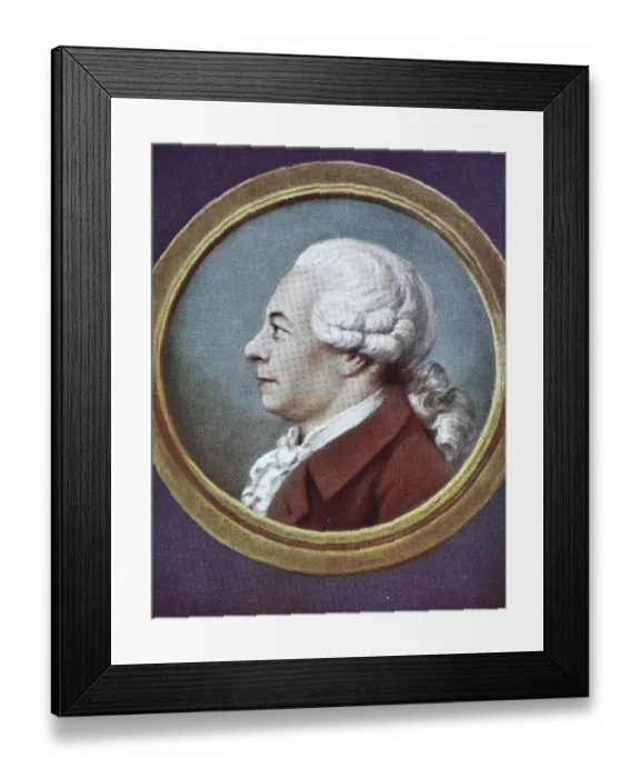 Framed Print : Friedrich Gottlieb Klopstock, 2 July 1724 Framed Print : Friedrich Gottlieb Klopstock, 2 July 1724