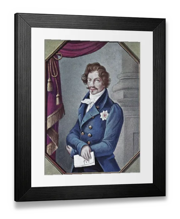 Framed Print : Ludwig I from 25 August 1786 to 29 February 1868 also reproduced in English