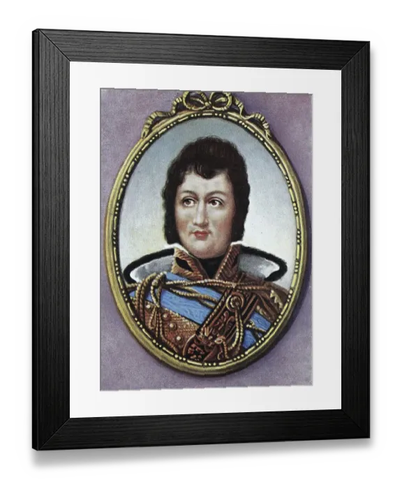 Framed Print : Louis Philippe I. 6 October 1773