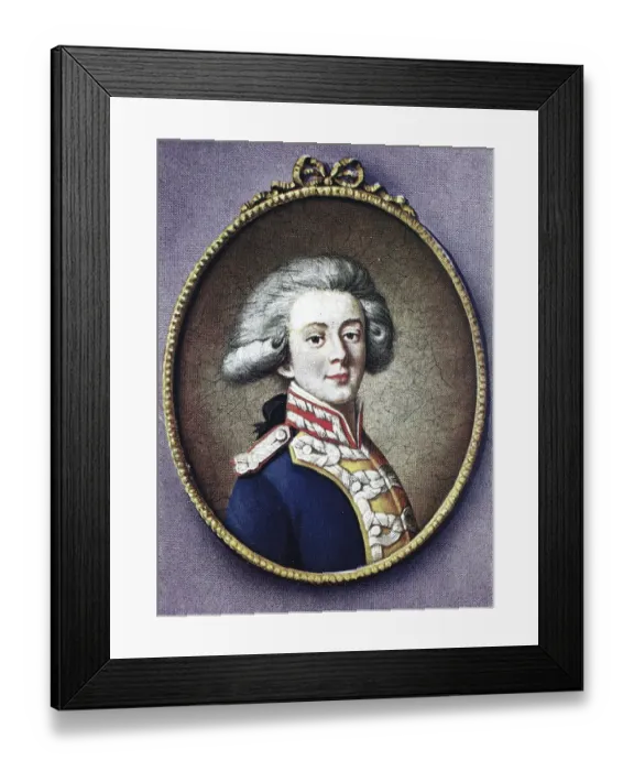 Framed Print : Marie-Joseph Paul Yves Gilbert du Motier Framed Print : Marie-Joseph Paul Yves Gilbert du Motier