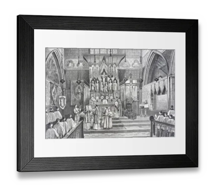 Framed Print : Advanced Ritual in the Church of England