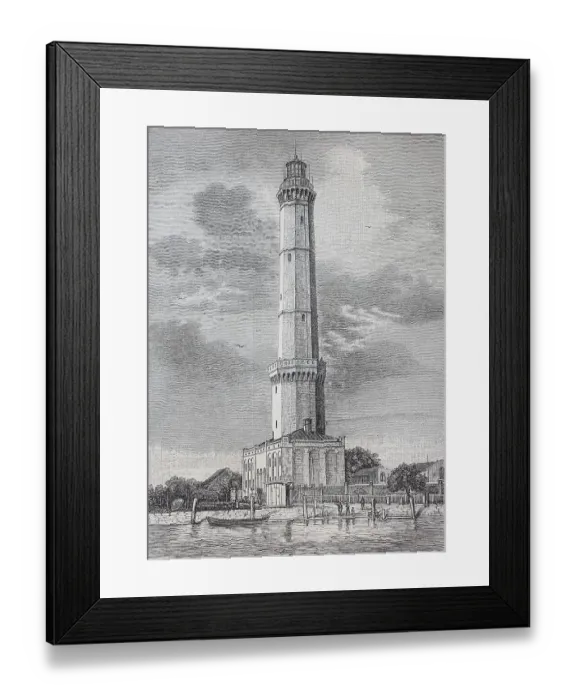 Framed Print : The Lighthouse of Swinoujscie, Germany