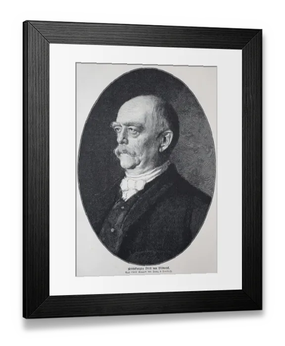Framed Print : Otto Eduard Leopold, Prince of Bismarck