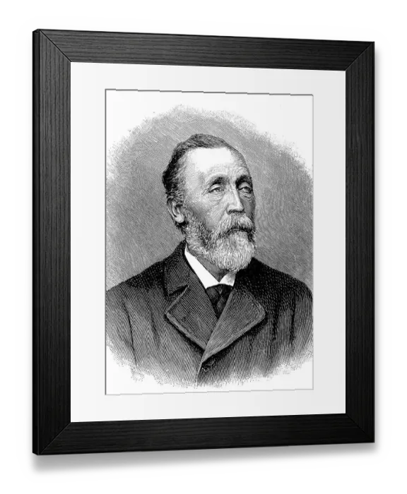 Framed Print : Heinrich von Stephan, Ernst Heinrich Wilhelm Stephan