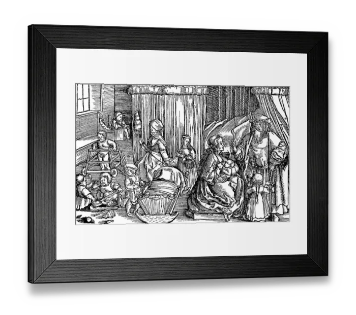 Framed Print : In a Kindergarten in Medieval England Framed Print : In a Kindergarten in Medieval England