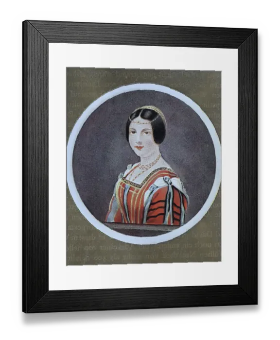 Framed Print : Lucrezia Crivelli, 27 July 1452 Framed Print : Lucrezia Crivelli, 27 July 1452