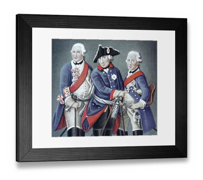 Framed Print : Frederick II, Friedrich, 24 January 1712 - 17 August 1786