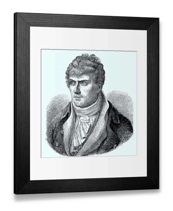 Framed Print : Heinrich Joseph von Collin, 26 December 1771