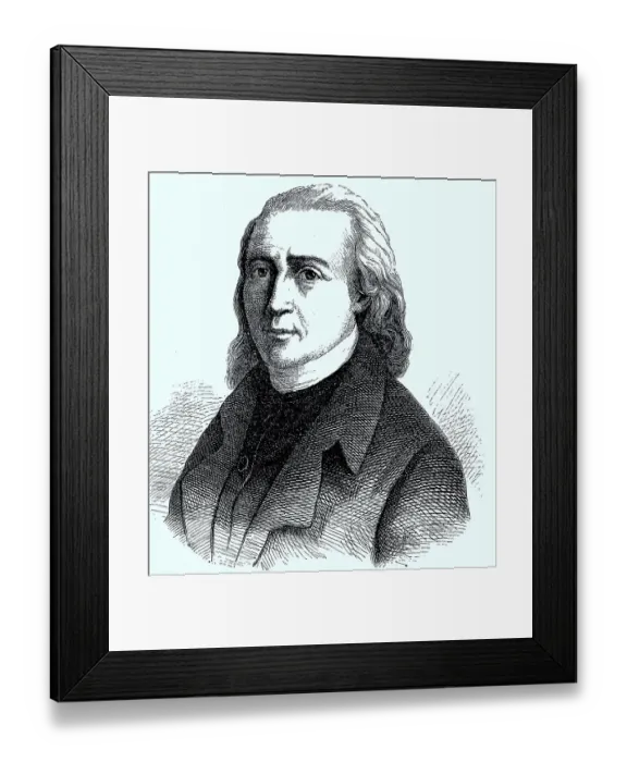 Framed Print : Matthias Claudius, Asmus, 15 August 1740 Framed Print : Matthias Claudius, Asmus, 15 August 1740