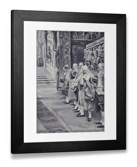 Framed Print : At the palazzo barberini in Florence