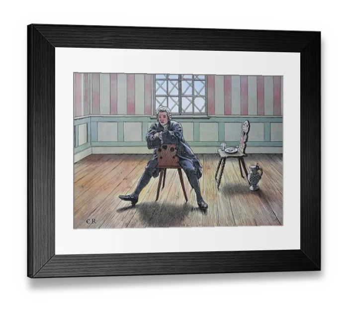 Framed Print : Frederick the Great, Frederick II 1712-1786 as Crown Prince in Captivity near Kuestrin Framed Print : Frederick the Great, Frederick II 1712-1786 as Crown Prince in Captivity near Kuestrin