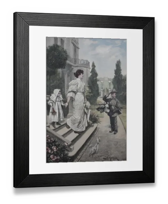 Framed Print : Youthful hawker, pedlar Framed Print : Youthful hawker, pedlar