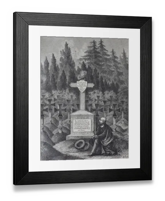 Framed Print : The grave of Friedrich Ludwig Weidig Framed Print : The grave of Friedrich Ludwig Weidig