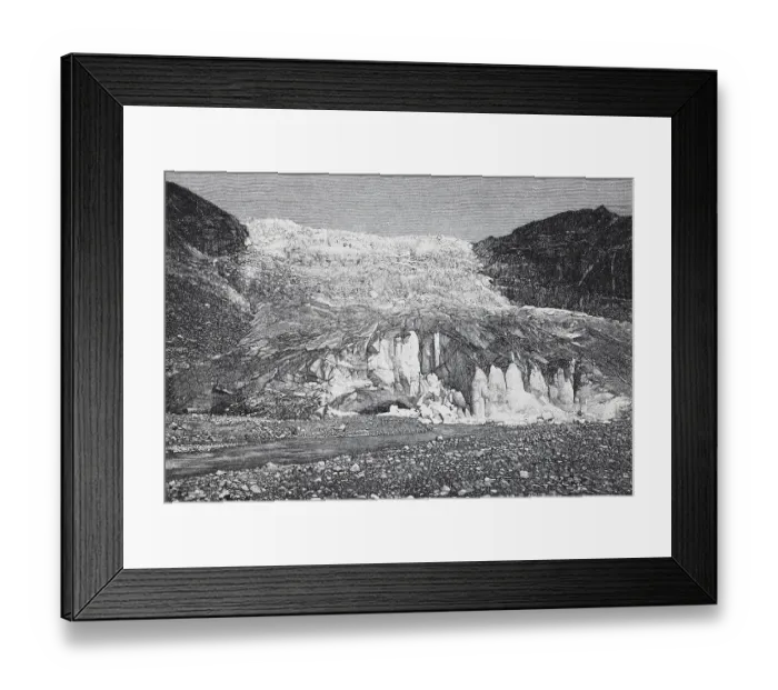 Framed Print : Rhone Glacier, Rottengletscher