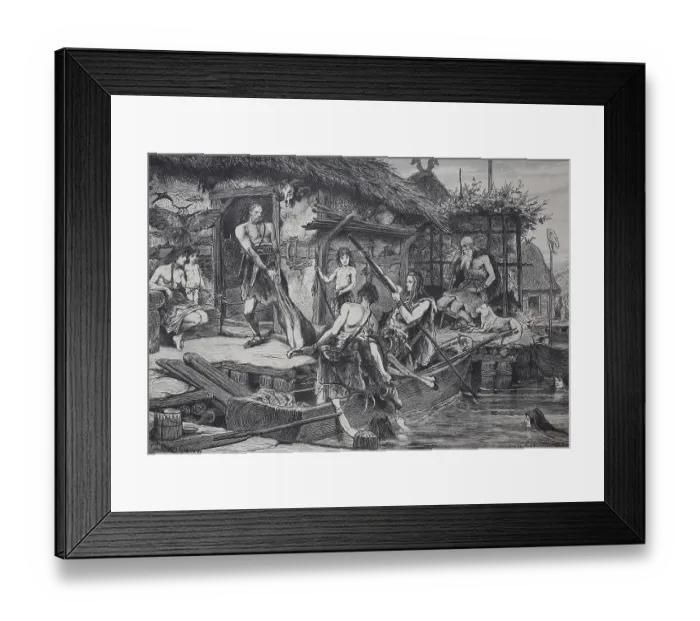 Framed Print : From the time of the pile dwellings Framed Print : From the time of the pile dwellings