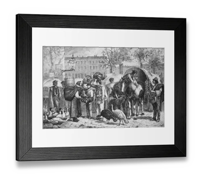 Framed Print : Slavs and Hungarians at the Naschmarkt in Vienna Framed Print : Slavs and Hungarians at the Naschmarkt in Vienna