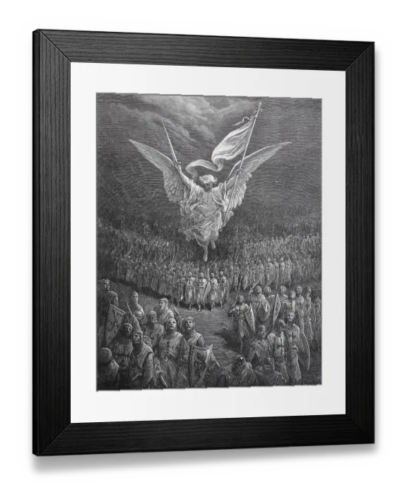 Framed Print : The March of the Crusaders to Jerusalem