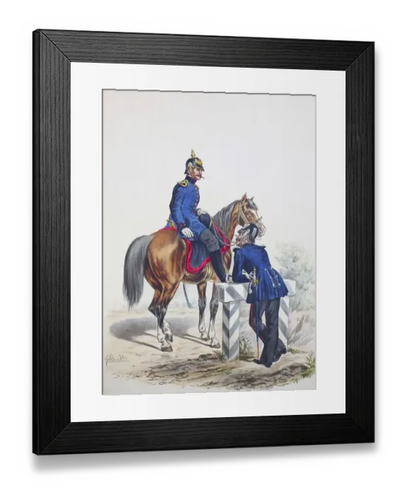 Framed Print : Prussian Army, Prussian Guard, Horse Doctor and Paymaster Framed Print : Prussian Army, Prussian Guard, Horse Doctor and Paymaster