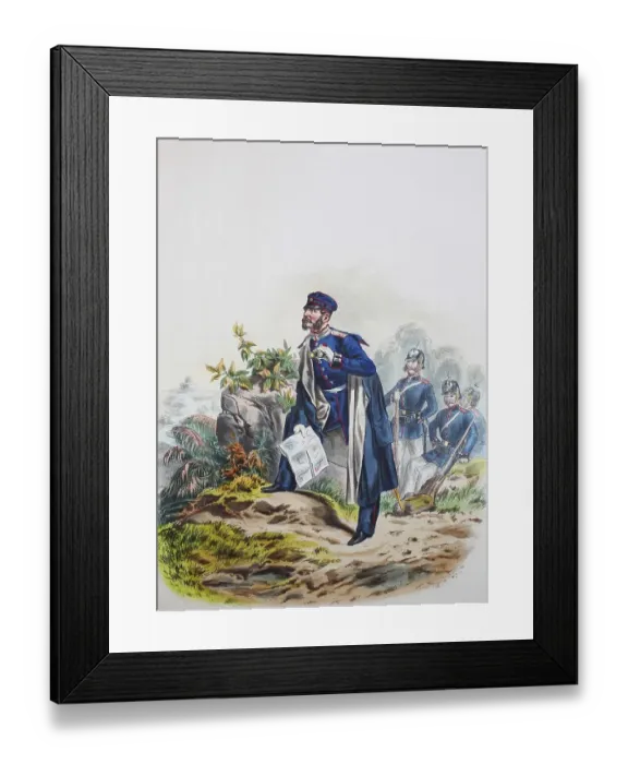 Framed Print : Prussian Army, Prussian Guard, Engineer Corps