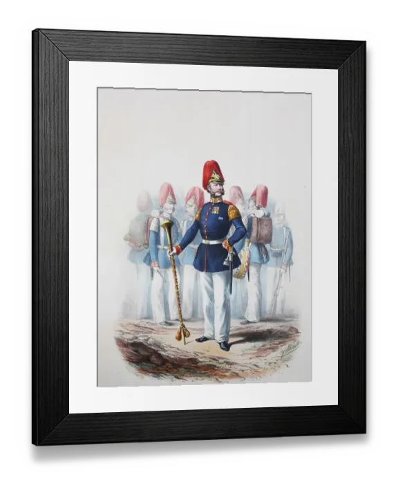 Framed Print : Prussian Army, Prussian Guard, Guard Regiment on Foot Framed Print : Prussian Army, Prussian Guard, Guard Regiment on Foot