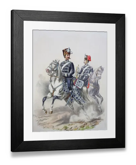 Framed Print : Prussian Army, Prussian Guard, Leib Hussar Regiment Framed Print : Prussian Army, Prussian Guard, Leib Hussar Regiment