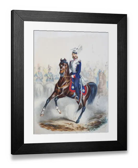 Framed Print : Prussian Army, Prussian Guard, Guard Uhlan Regiment Framed Print : Prussian Army, Prussian Guard, Guard Uhlan Regiment