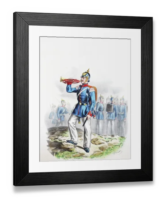 Framed Print : Prussian Army, Prussian Guard, Leib-Grenadier Regiment Framed Print : Prussian Army, Prussian Guard, Leib-Grenadier Regiment