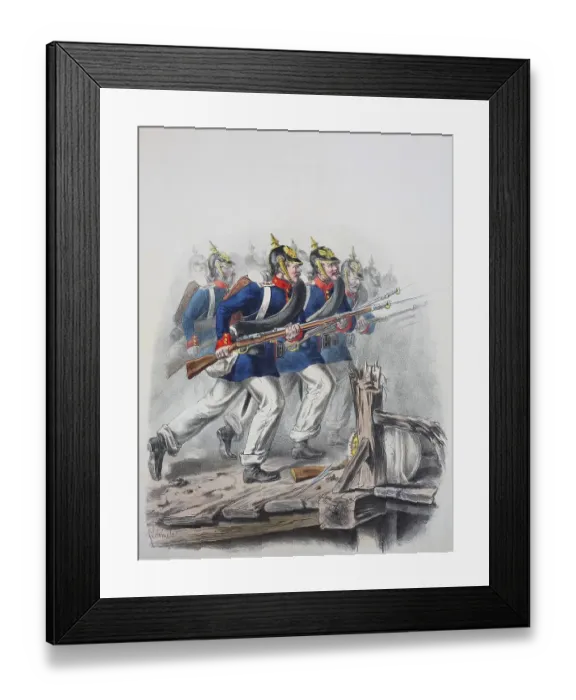 Framed Print : Prussian Army, Prussian Guard, Grenadier Regiment King Frederick William IV Pomeranian Regiment No Framed Print : Prussian Army, Prussian Guard, Grenadier Regiment King Frederick William IV Pomeranian Regiment No
