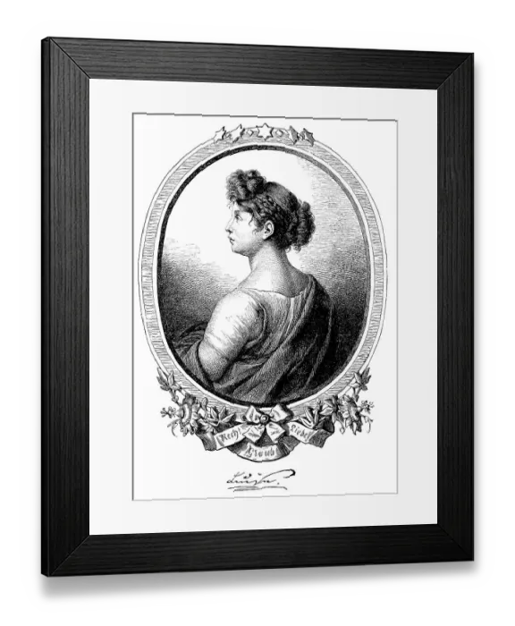 Framed Print : Luise Duchess of Mecklenburg, Queen Luise of Prussia