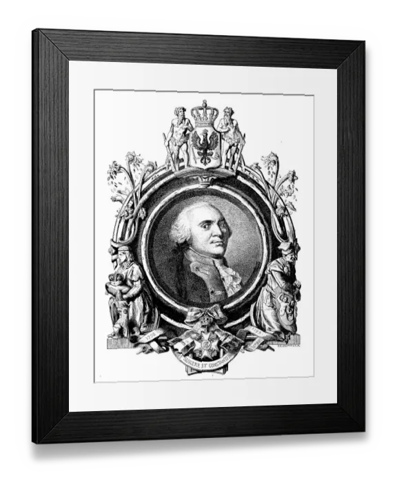 Framed Print : Frederick William II 1744-1797