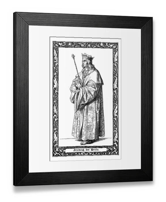 Framed Print : Frederick III, 1415-1493, House of Habsburg Framed Print : Frederick III, 1415-1493, House of Habsburg