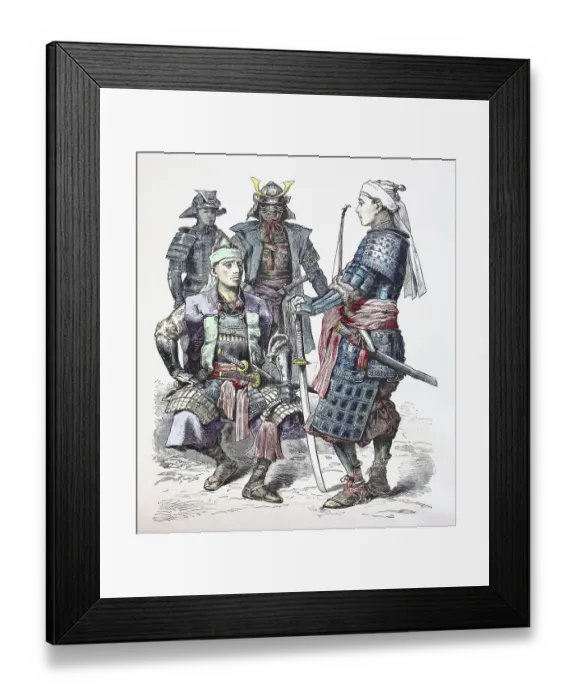 Framed Print : Folk traditional costume, clothing