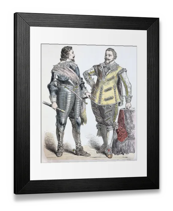 Framed Print : Folk traditional costume, clothing