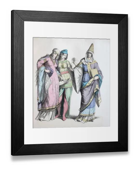 Framed Print : Folk traditional costume, clothing Framed Print : Folk traditional costume, clothing