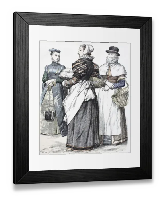 Framed Print : Folk traditional costume, clothing Framed Print : Folk traditional costume, clothing