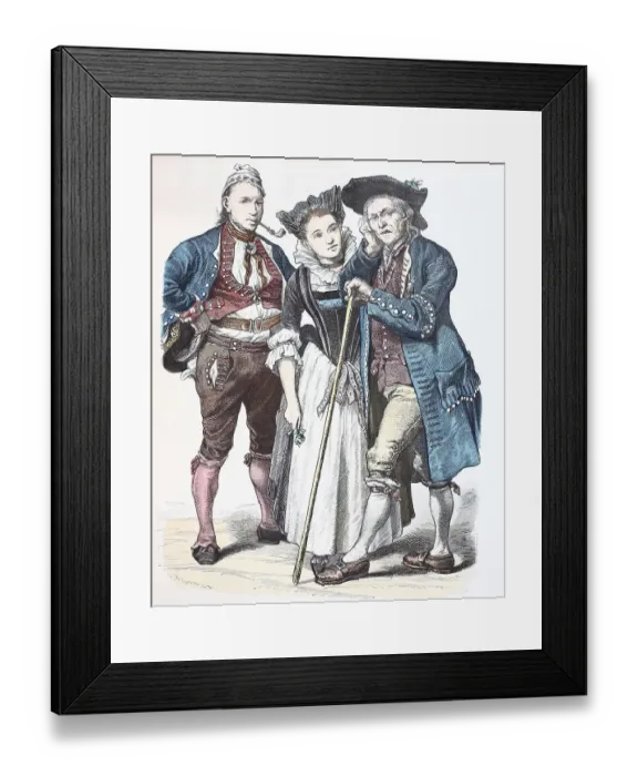 Framed Print : Folk traditional costume, clothing Framed Print : Folk traditional costume, clothing