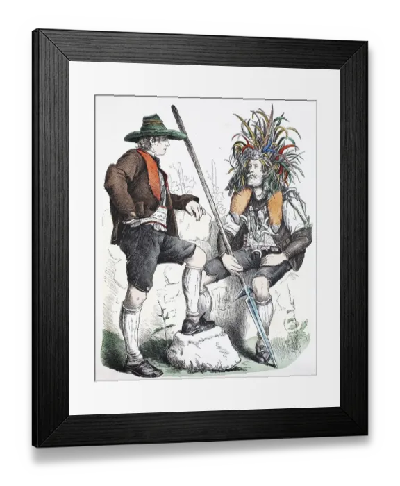Framed Print : Folk traditional costume, clothing Framed Print : Folk traditional costume, clothing
