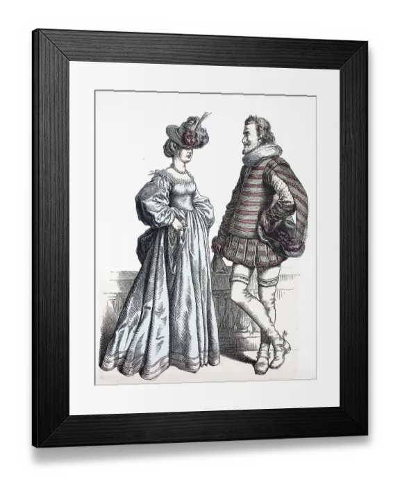 Framed Print : Folk traditional costume, clothing Framed Print : Folk traditional costume, clothing
